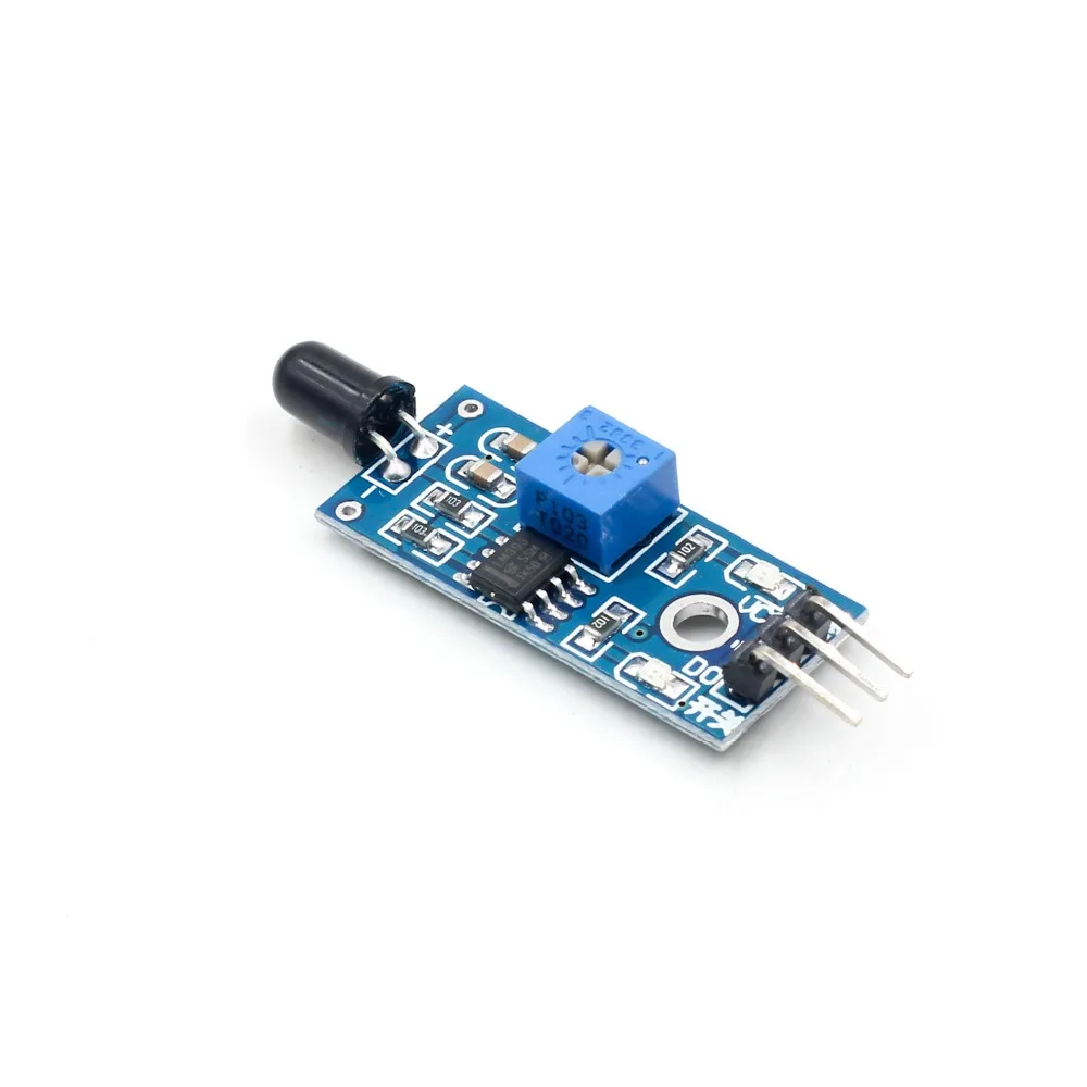 4 Pin IR Flame Detection Sensor Module Fire Detector Infrared Receiver | Электронные компоненты и принадлежности
