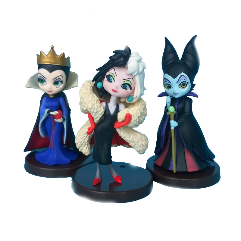 3 шт./компл. Disney малефисент Кукла Принцесса Кун ПВХ экшн-фигурка игрушка подарок