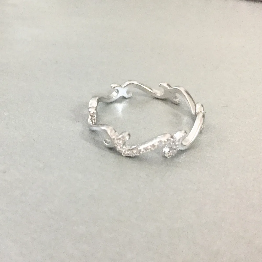 Aceworks &quotS&quot Letter Ring Femme Boho 925 Sterling Silver Rings with CZ for Fashion Birthday Gifts Wedding Jewelry RN1220 | Украшения