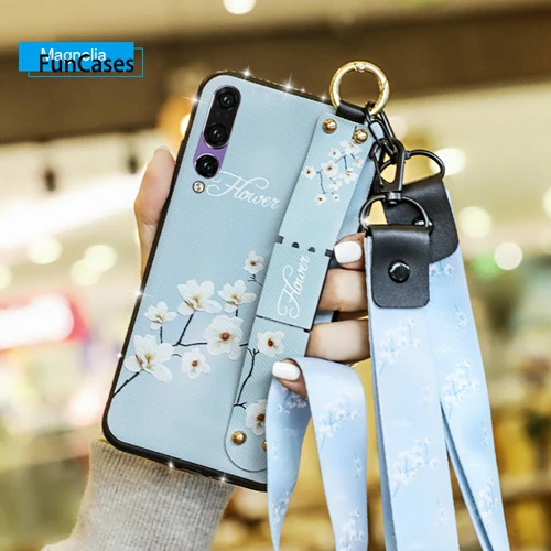18F Чехол для huawei mate 20 Lite, силиконовый чехол на запястье, подставка для huawei Y9 Y7 Pro mate 20 Pro Nova 3 3I 4 - Цвет: 18F
