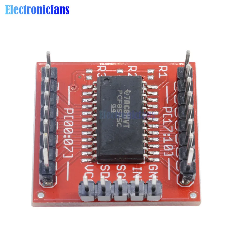 PCF8575 PCF8575C IIC I2C I/O Модуль расширения щит 16 бит 400 кГц SMBus I/O порты для Arduino