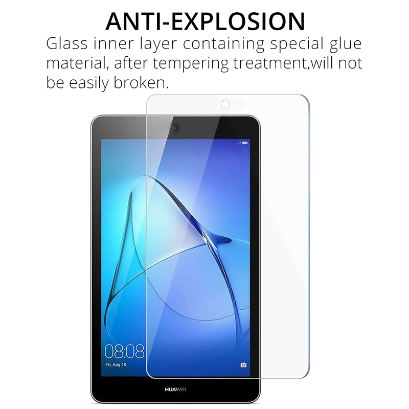 Закаленное стекло для huawei MediaPad T3 T2 T1 7,0 8,0 дюйма для T1-701U 823L T2 Pro BG2-W09 TA KOB-L09 Защитная пленка для экрана планшета