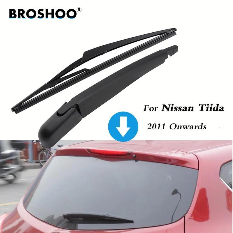 Задние щетки стеклоочистителя BROSHOO для Nissan Tiida Hatchback (2011 ) 305 мм автостайлинг|rear wiper