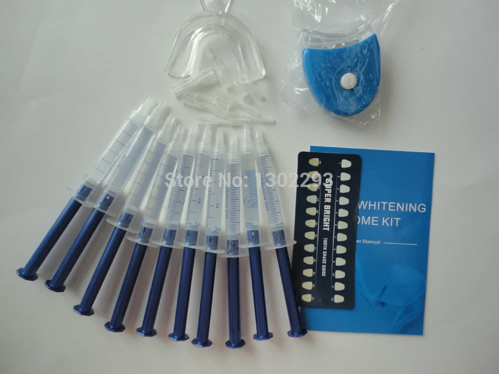 Светодиодные лампы набор для отбеливания зубов комплект геля clareador dental | Красота