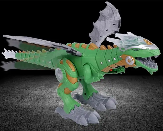Электрические интерактивные игрушки динозавров: говорящий и ходячий Огненный