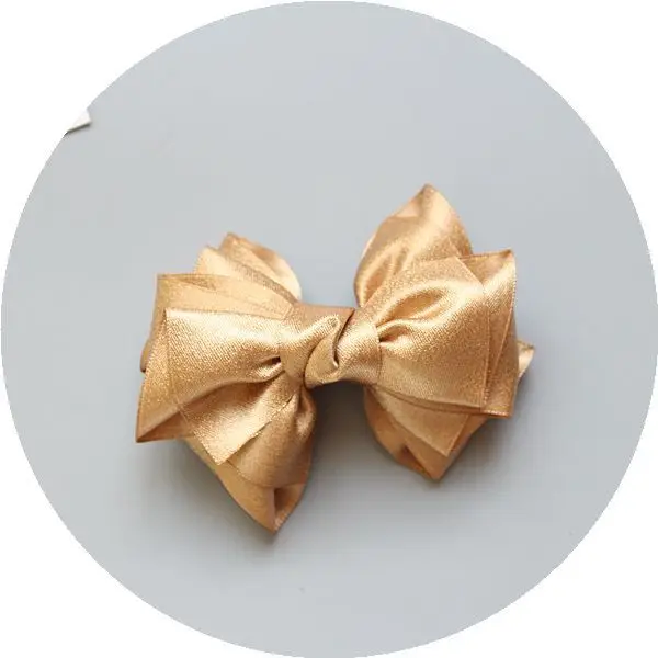 

Boutique 12pcs Fashion Cute Ribbon Bow Hairpins Solid Glitter Bowknot Hair Clips Princess Headwear Hair Accessories