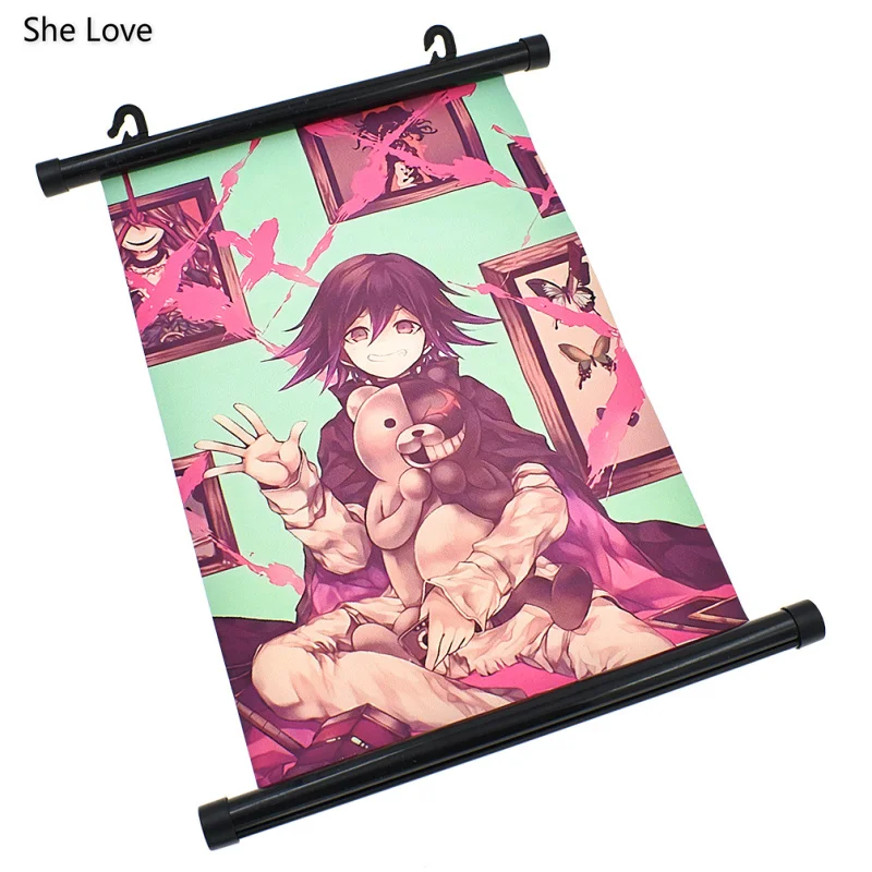 Она любит японского аниме Danganronpa V3 персонажи плакат стены прокрутки домашний