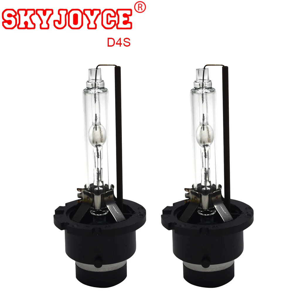 Ксеноновая hid лампа SKYJOYCE 2 шт. 35 Вт 4300K 5000K 8000K 6000K D1S металлический держатель D2S D3S D4S