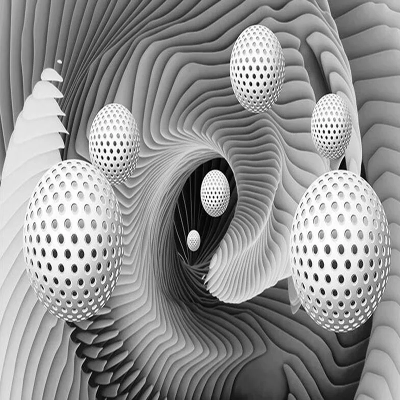 Настенные 3D обои на заказ современная абстрактная Сфера космос джакузи