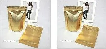 300p Aluminum foil bag food bags aluminum self-sealing zipper pharmaceutical packaging herbal |