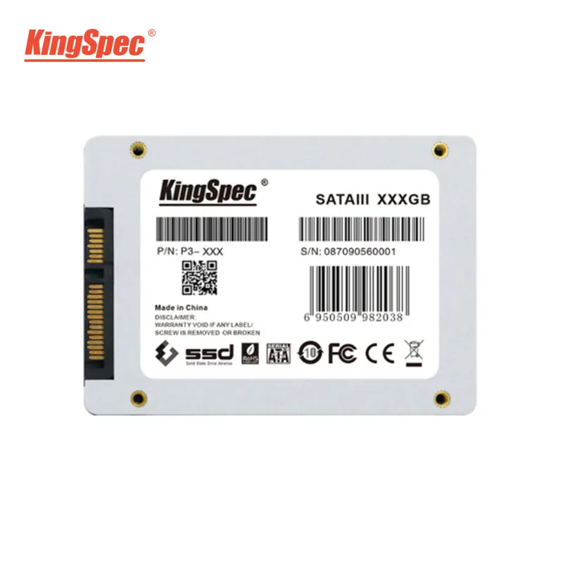 P3-256 KingSpec SSD 240 ГБ 256 2 5 дюймов внутренний твердотельный накопитель для настольных