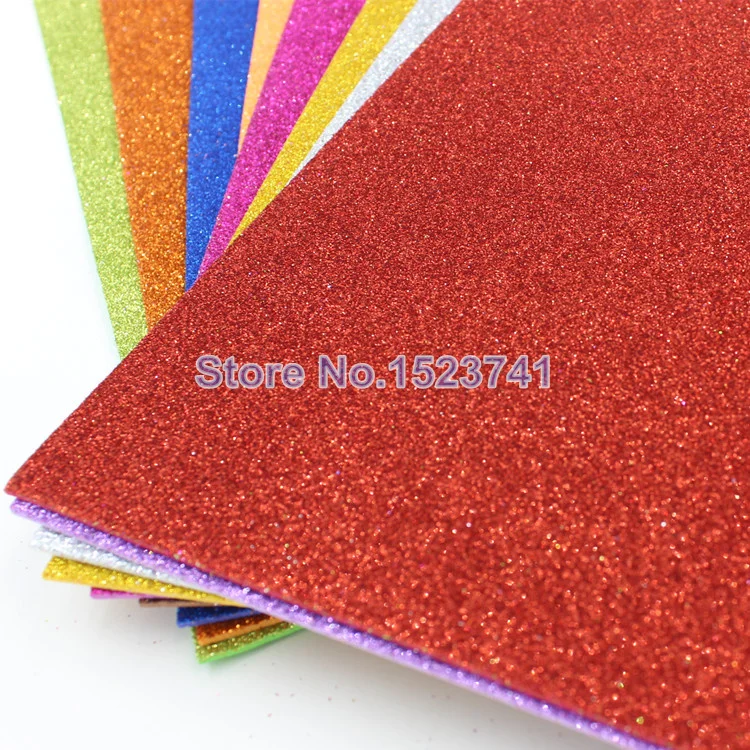 10 шт. A4 блестящая бумага для поделок на Рождество Украшение DIY Подарочный декор