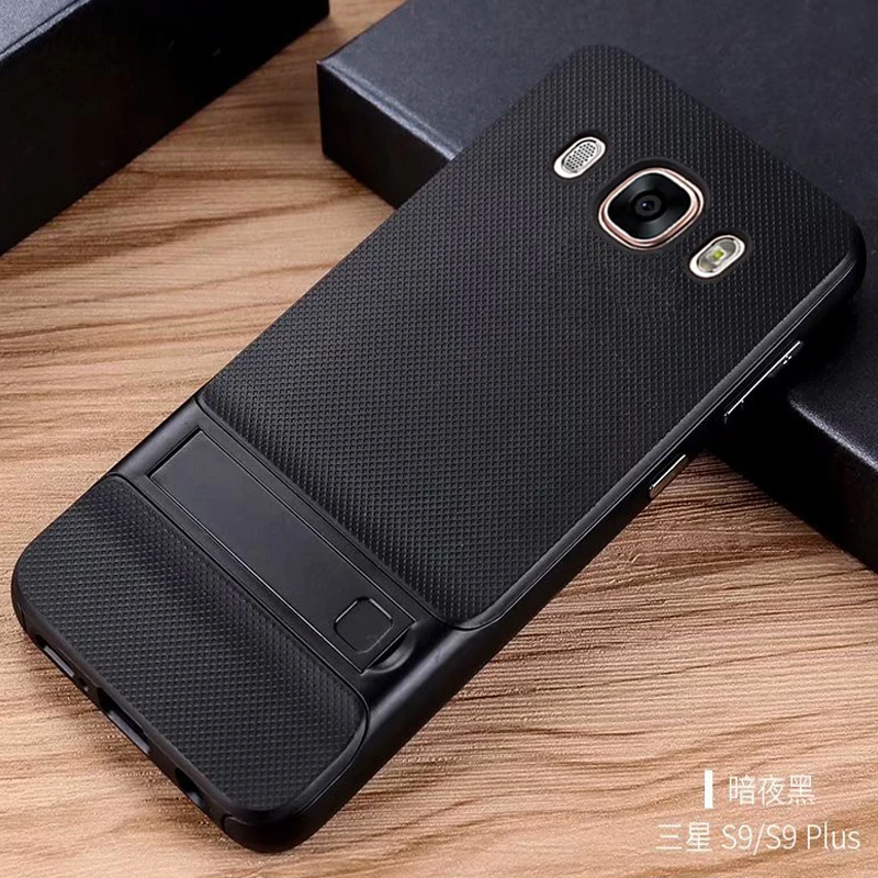 Чехол YonLinTan для Samsung Galaxy J7 2016 / 2017 J730 силиконовый оригинальный с задней стороны 360 телефон с держателем.