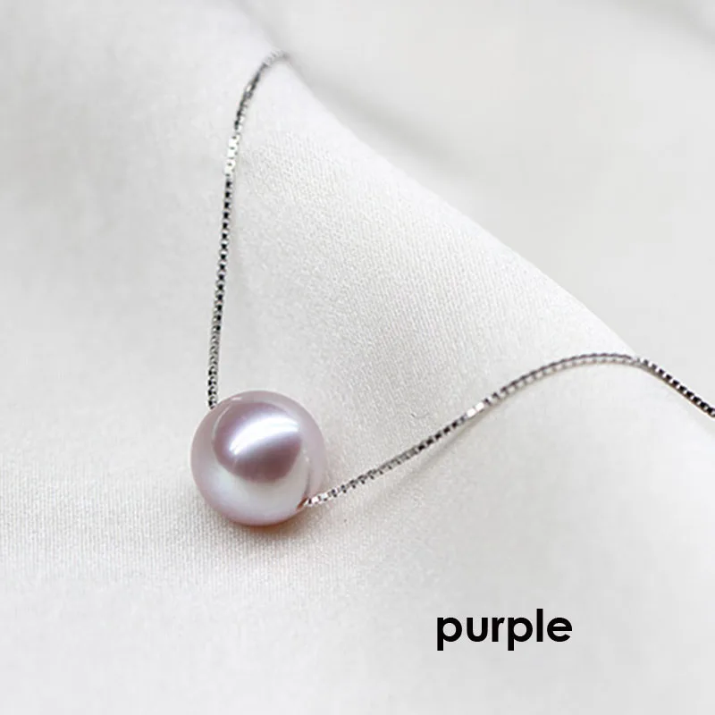 Женское ожерелье из серебра 925 пробы с натуральным жемчугом | Украшения и