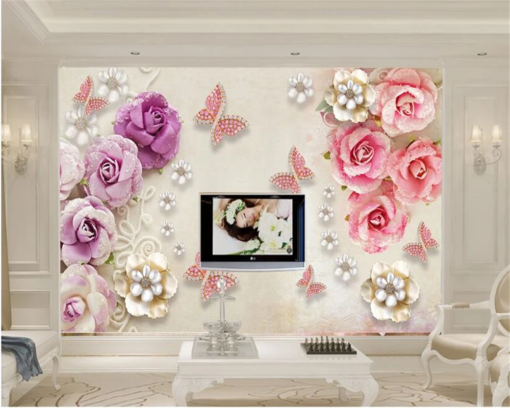3d стерео обои для телевизора европейский стиль обои|3d wallpaper|fashion wallpaperwallpaper fashion |