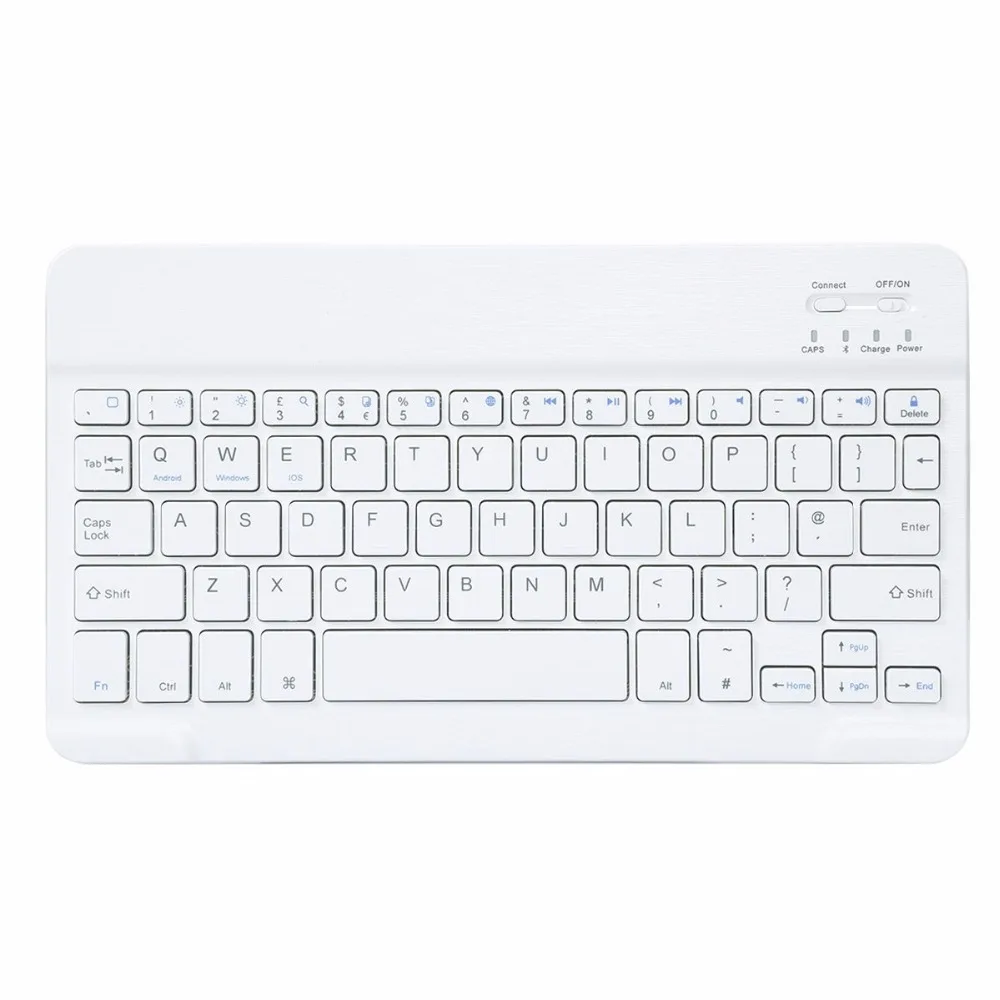 Kemile для нового iPad 9,7 дюймов Чехол Ультра тонкий умный чехол Trifold стенд с функцией автоматического сна/пробуждения с " Белая клавиатура