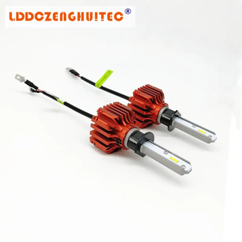 LDDCZENGHUITEC H4 H7 H13 H11 H1 9005 9006 CSP 40 Вт лм все в одном Автомобильные светодиодные передние