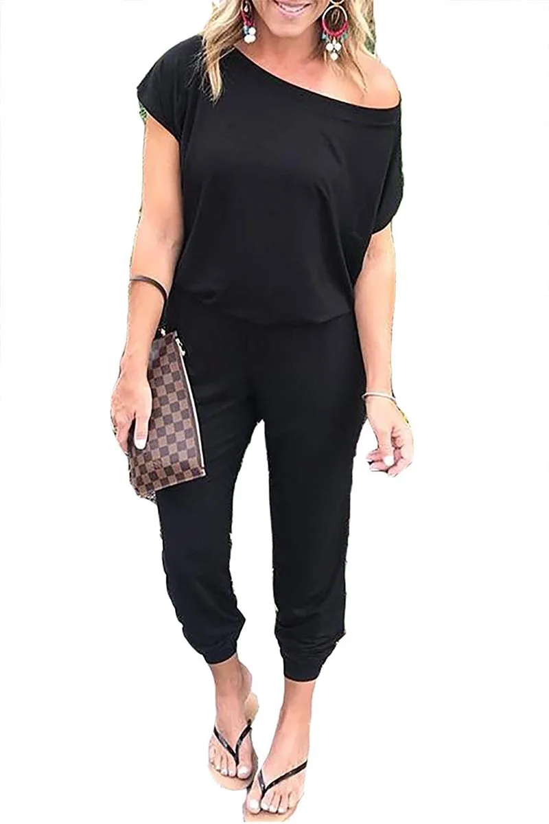 Женский пикантный комбинезон Hitmebox с открытыми плечами и эластичной талией