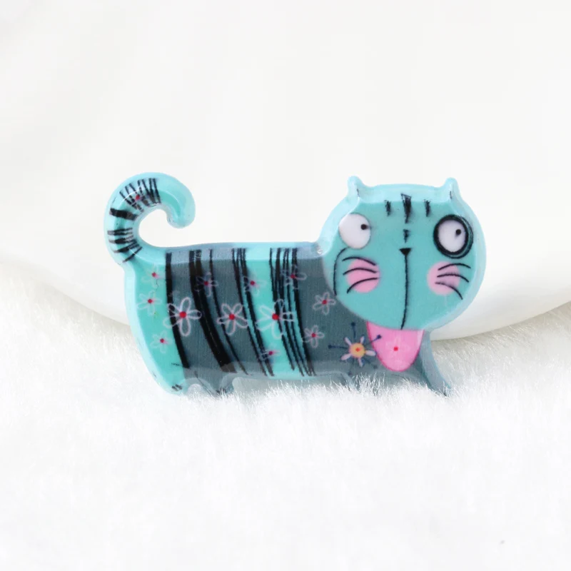 Синий черный кошачий акриловый альбом для вырезок из кабошона кнопки рукоделия