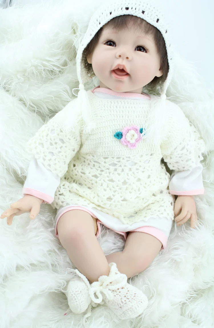 Bebely Reborn Lifelike Силиконовые reborn Реалистичная кукла полностью винила тела bonecas