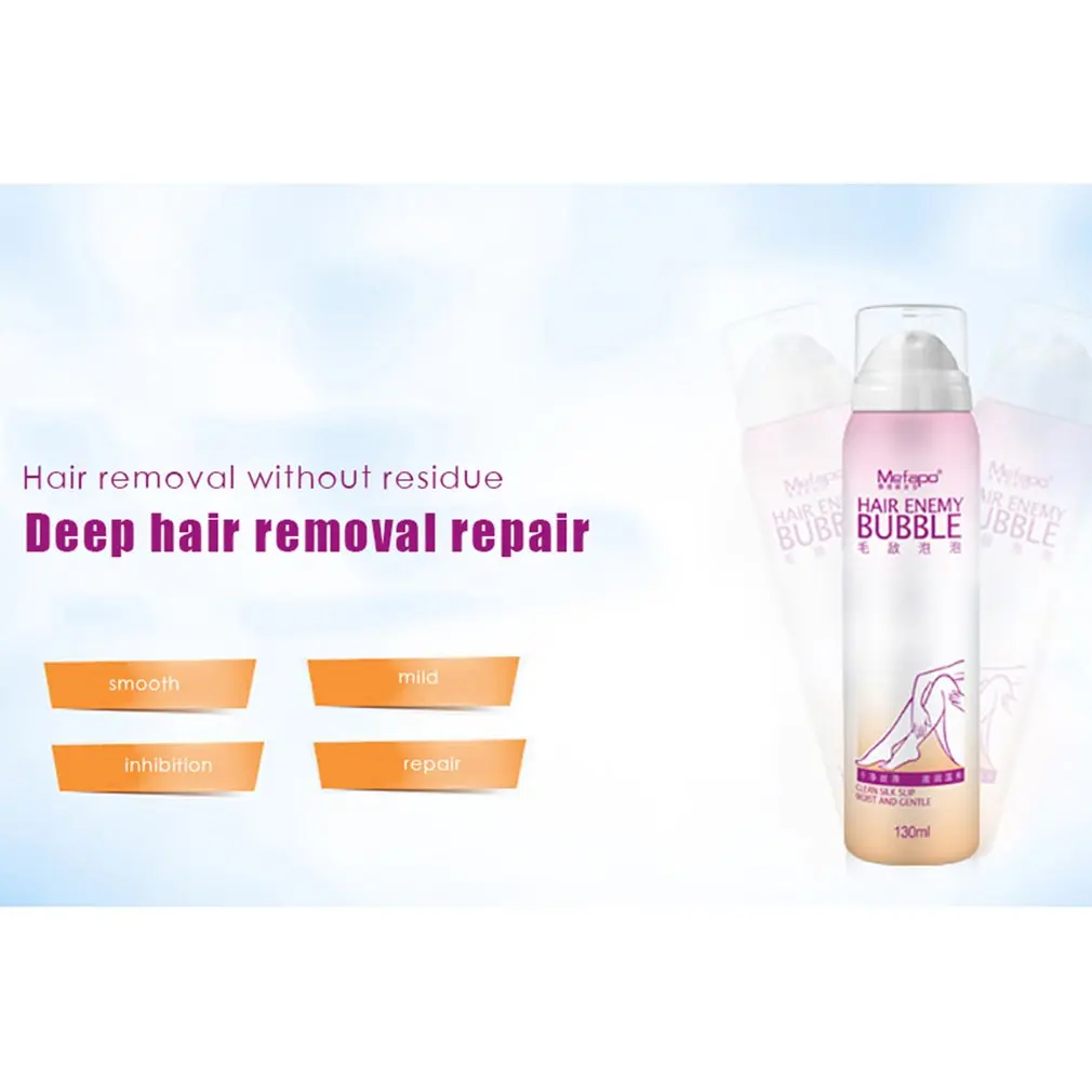 Пузырьковое естественное безболезненное удаление волос Гладкая кожа для мужчин