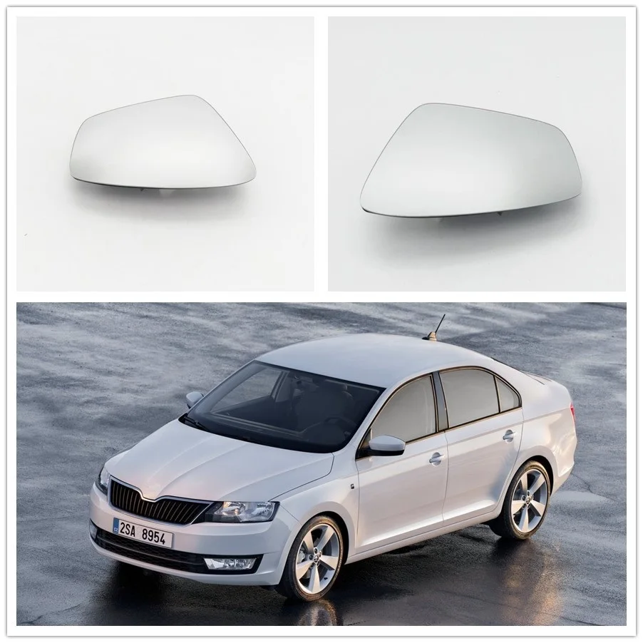 Автомобильное зеркало стекло для Skoda Rapid 2013 автомобиль-Стайлинг новое зеркало стекло с подогревом