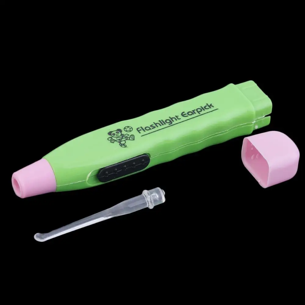 100% Новинка 1 шт. светильник ложка для удаления ушной серы копания световой копать