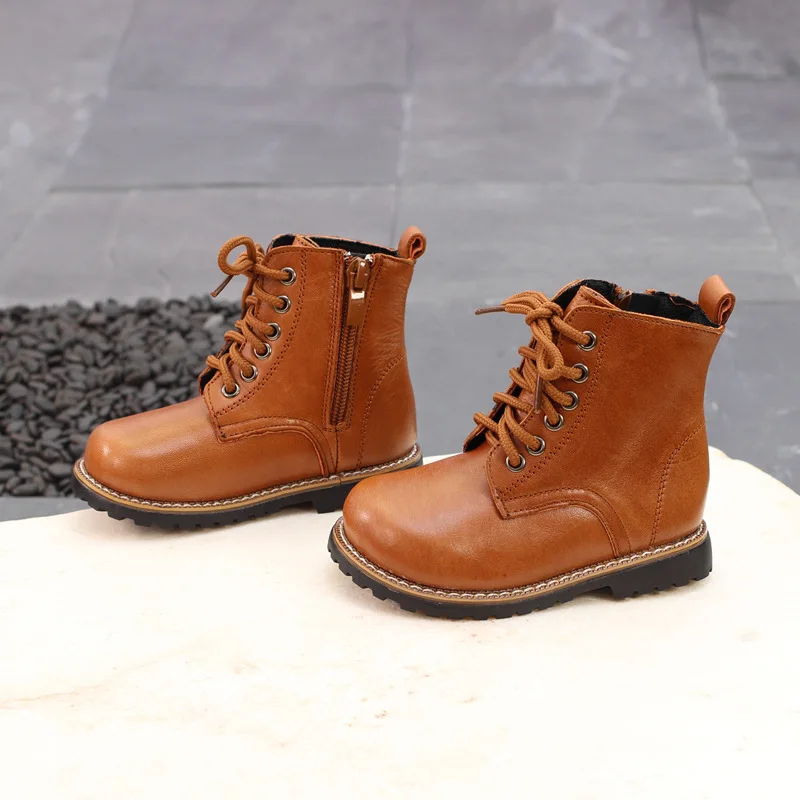 BeckyWalk новинка детская зимняя обувь детские водонепроницаемые зимние ботинки из