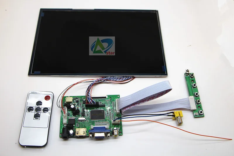 10 1 дюймовый 1280*800 экран HD цифровой ЖК-монитор подложка автомобильный HDMI VGA AV Raspberry