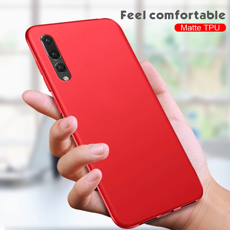 Полное покрытие матовый чехол для huawei Коврики 20 10 P20 P30 Pro Nova4 P Smart Y9 2019 Honor 8X MAX 9 Lite V9