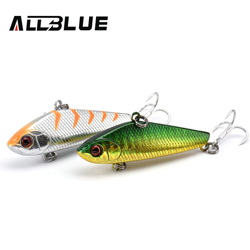 ALLBLUE мини продается опускается на дно Рыболовная Приманка VIB безгубого Crankbait 55 мм