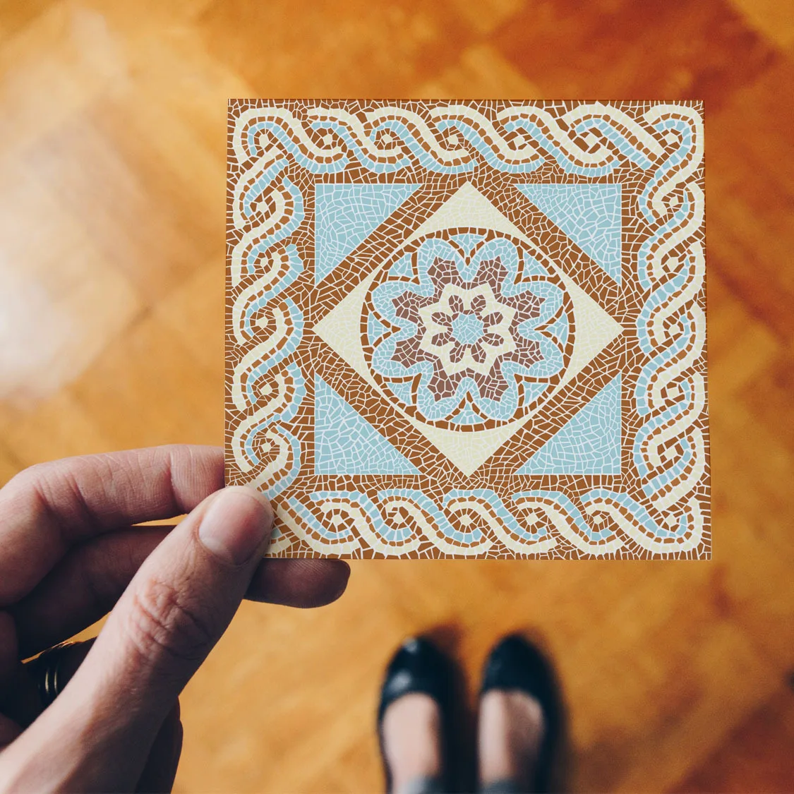 100 шт. наклейки для напольной плитки ванной комнаты Diy Настенная Наклейка