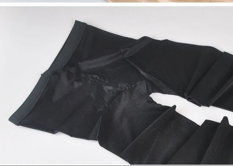 70D Women's Sheer Sexy Shiny Glossy Oil Pantyhose Tights thick good quality One Line Crotch oil Stockings
