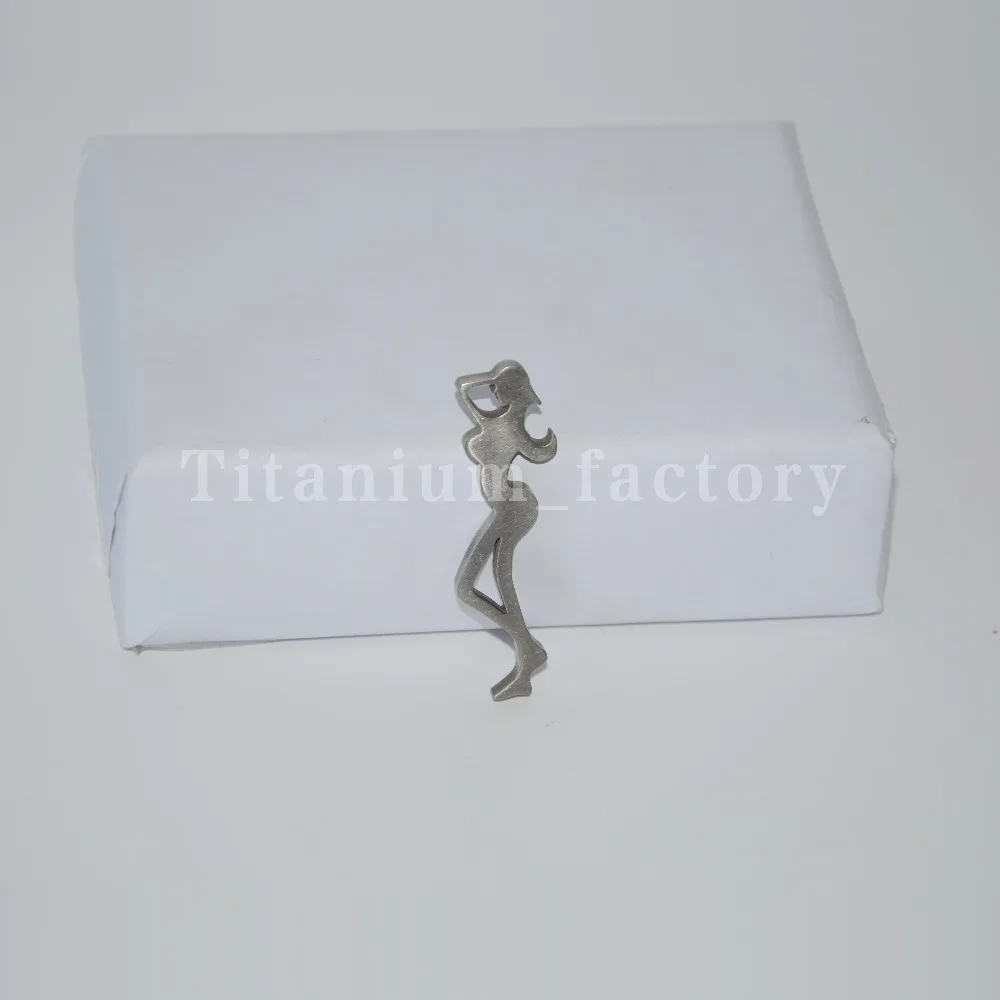 Титановая открывашка для бутылок брелок кулон EDC Многофункциональный инструмент