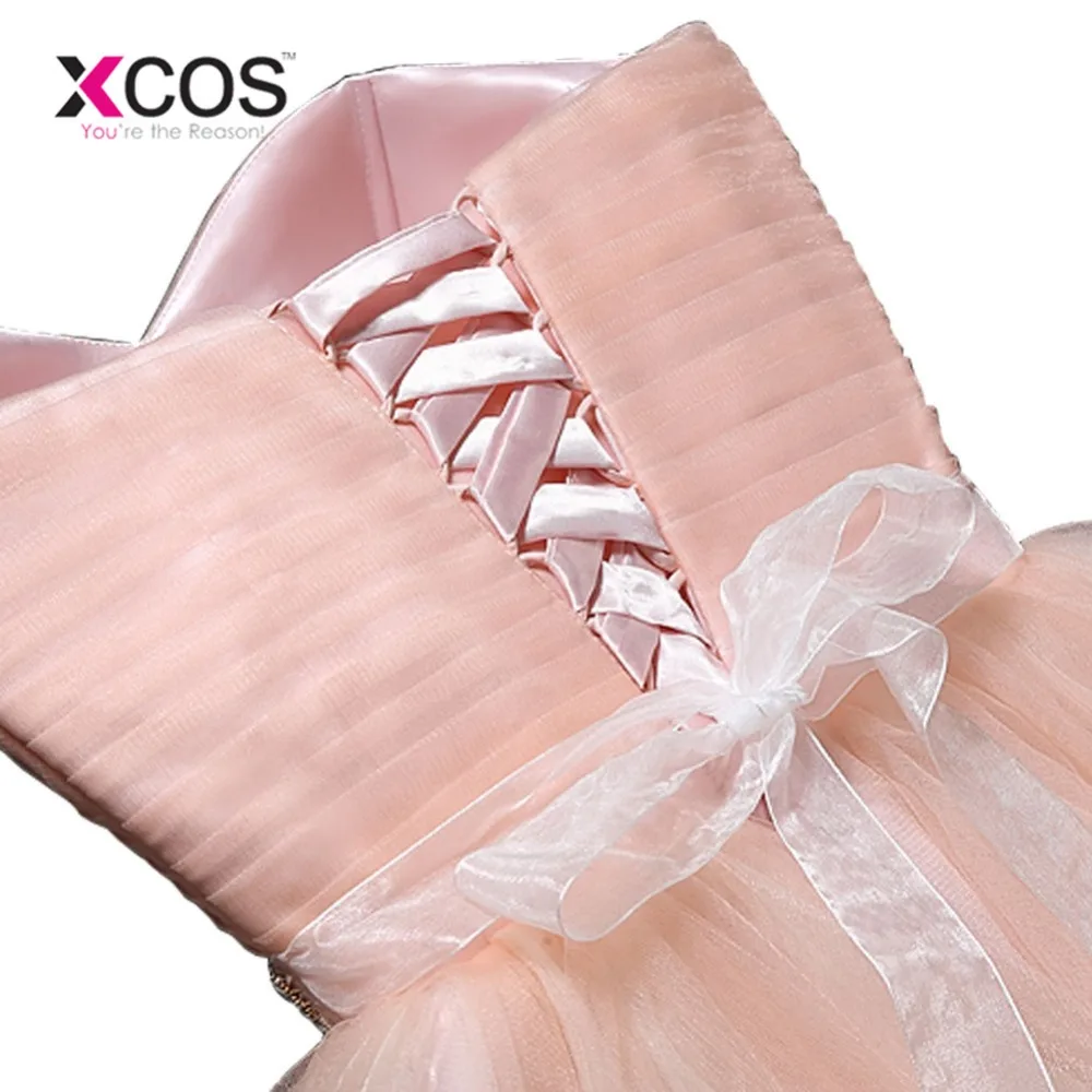 Дешевые Выпускной платье пикантные Персик бисера Sash Короткие Homecoming платья 2018