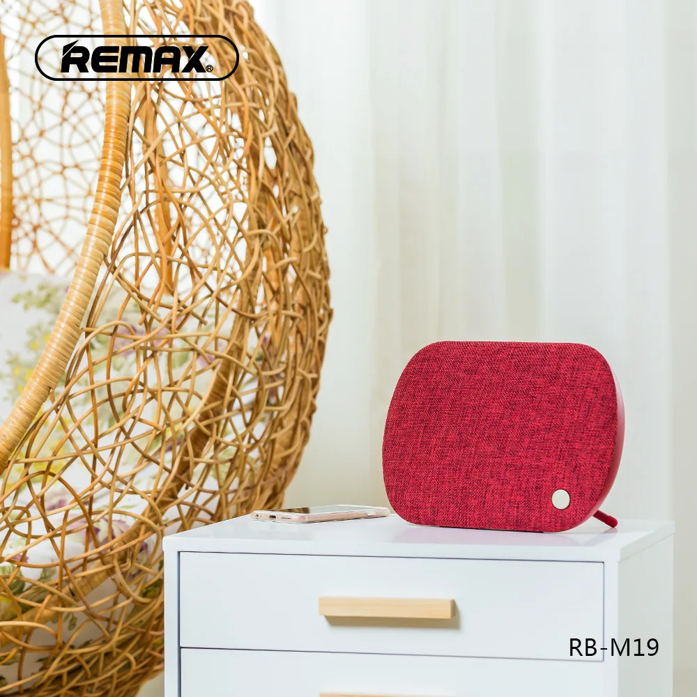 Remax Wireless Bluetooth Spekaer 4.2 Desktop Fabric HIFI Speaker For IOS Android Smartphones RB-M19 | Электроника