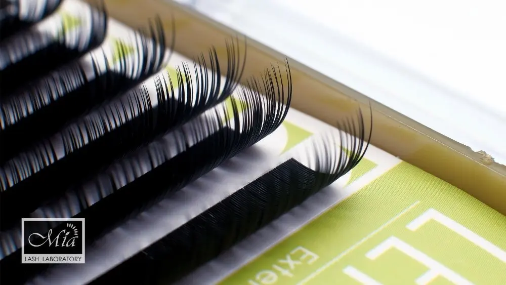 [0 20 C/D] LENA Black Pearl Fiber индивидуальное наращивание ресниц от Mia Lash Lab | Красота и