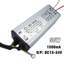 1 шт./лот 1500mA 50 Вт Светодиодный драйвер DC15 34v источник питания