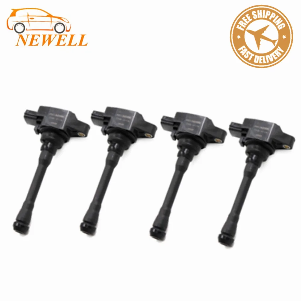 4 шт. катушка зажигания с сопротивлением для INFINITI NISSAN JUKE MICRA IV NOTE QASHQAI X TRAIL RENAULT 1 6 л 2