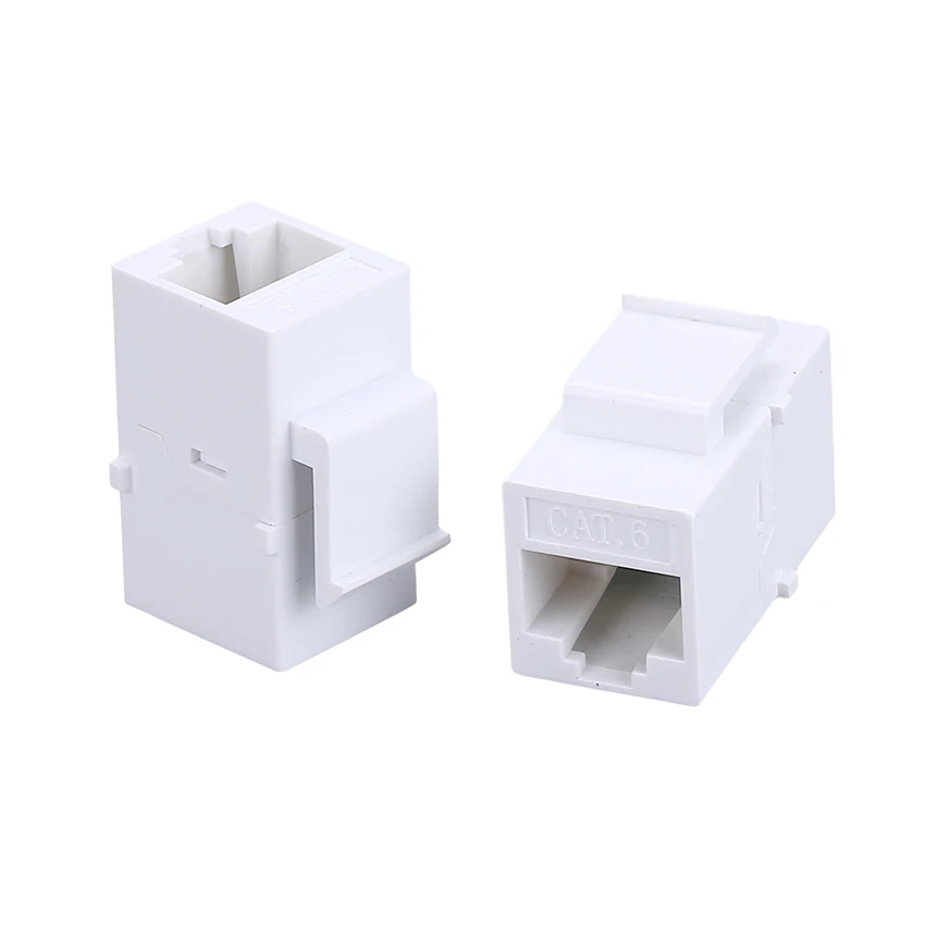 10 шт. CAT6 Ethernet кабель конец удлинителя к образному адаптеру 8P8C RJ45 адаптер сети