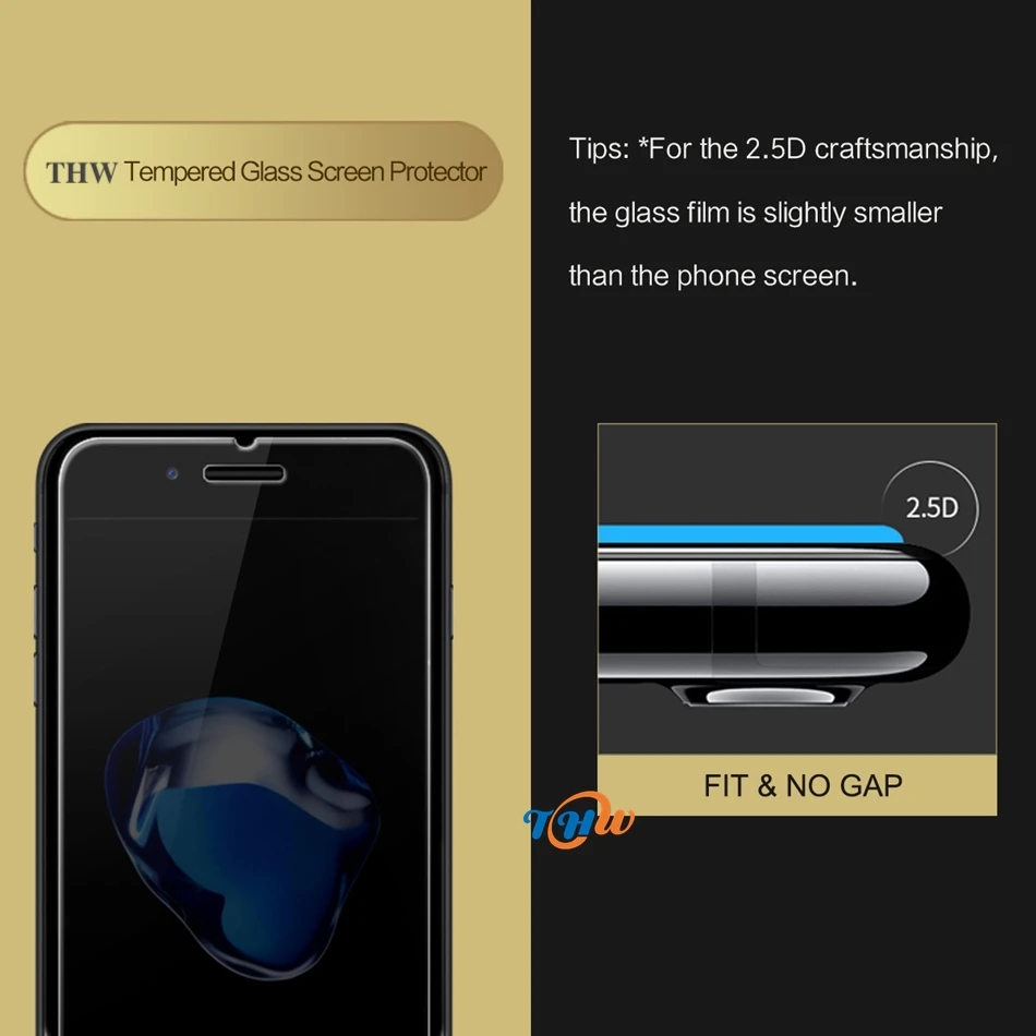 9H 0.26mm Tempered Glass Screen Protector Protective Film for iPhone 8/8 plus with Package 50pcs/lot Free Shipping