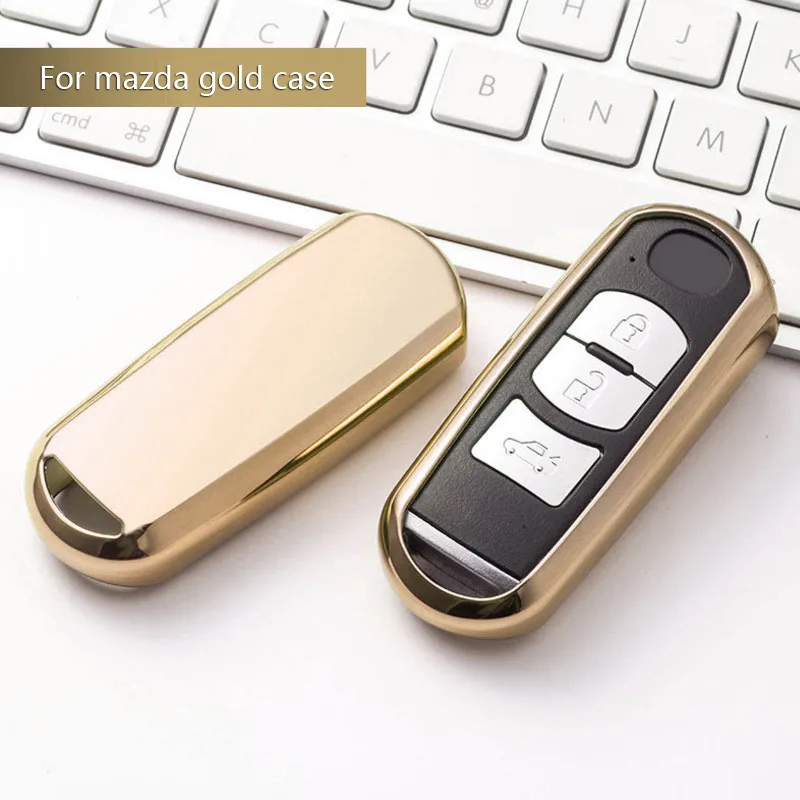 Новые Мягкие ТПУ стайлинга автомобилей ключ чехол для Mazda 2 3 6 CX 5 7 CX5 CX7 RX8 MX5 Demio 323 2017