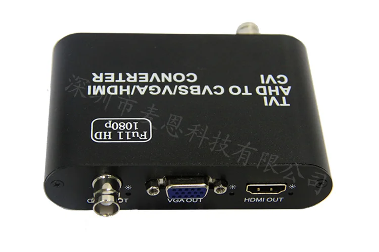 Фирменная Новинка HD видео конвертер AHD/TVI CVI к HDMI/VGA/BNC с HDMI 1080P 50/60Hz US/EU вилку вариант