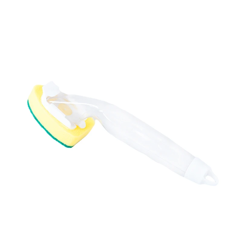 brush-1PC Со сменной чистящей щеткой для мытья кухни, удобная жидкость, Сменная Губка для мытья посуды, скруббер, диспенсер для мыла, губка - Цвет: brush-1PC