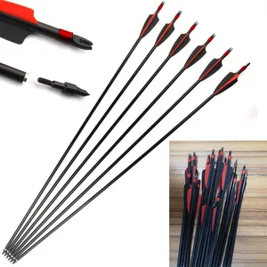 Стрелы Углеродные для стрельбы из лука, 30 дюймов, диаметр 500, 7,8 мм