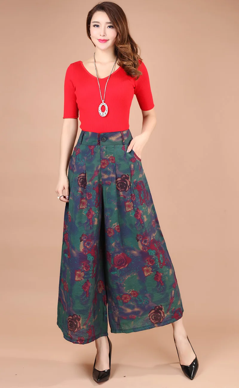 2020 размера плюс летнее платье для женщин с цветочным принтом Pattern широкую ногу