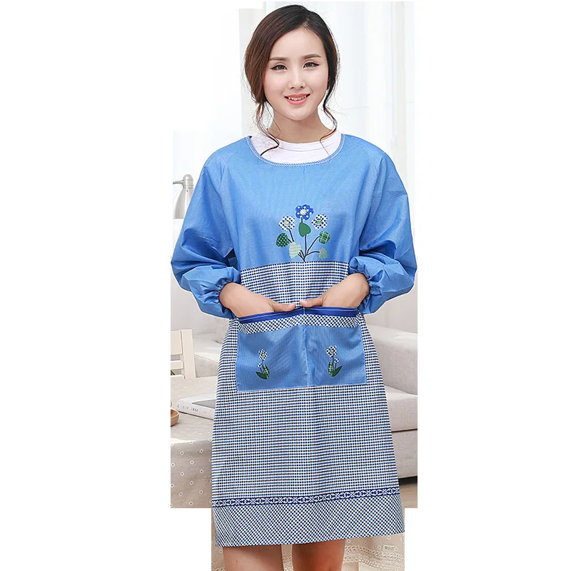 Кухонный чехол для взрослых в Корейском стиле мультяшный фартук с длинным