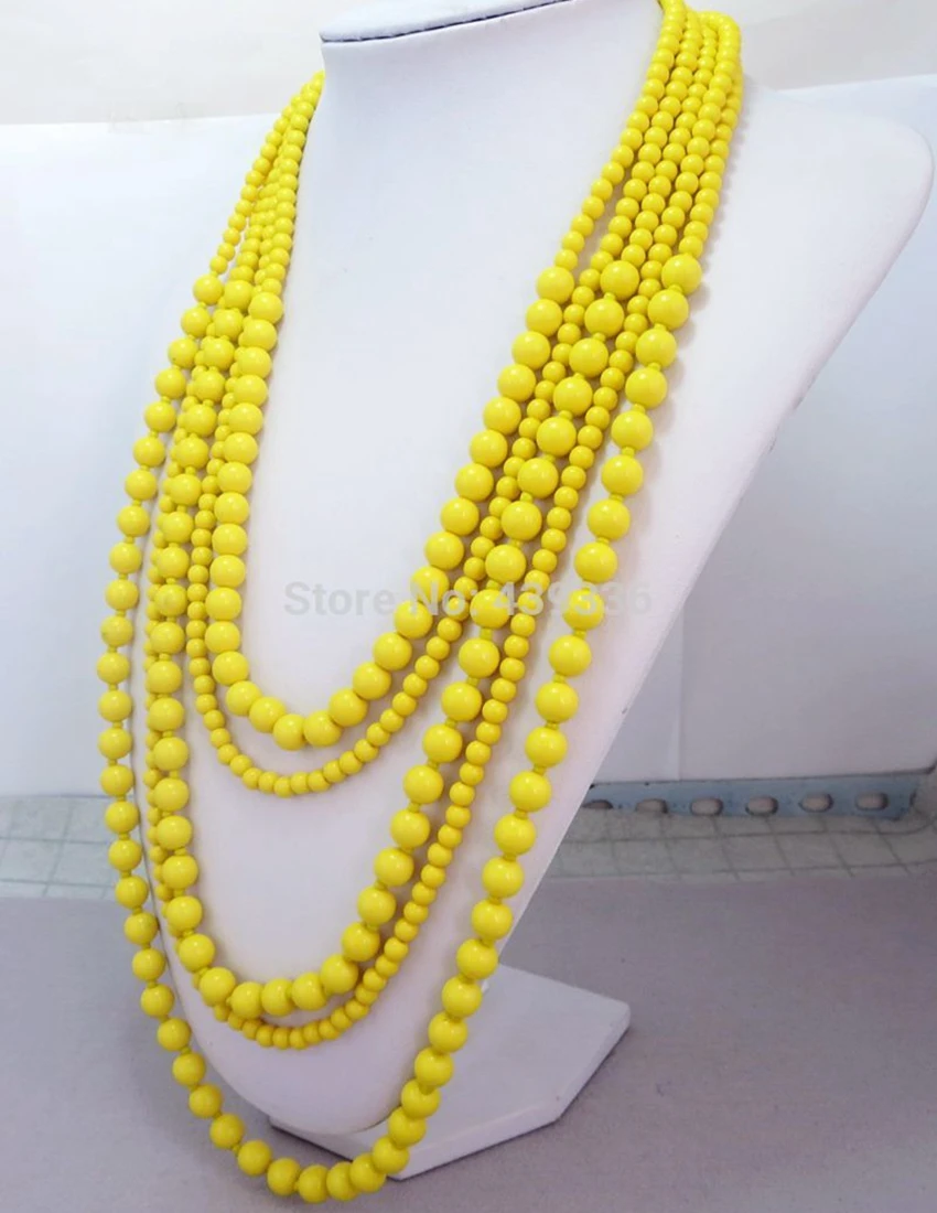 Эффектное ожерелье желтого цвета пятислойное ожерелье|layered necklace|statement necklacenecklace