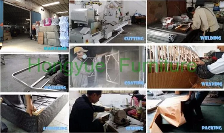 Открытый бистро набор мебели сад ротанга стол стул наборы | Мебель