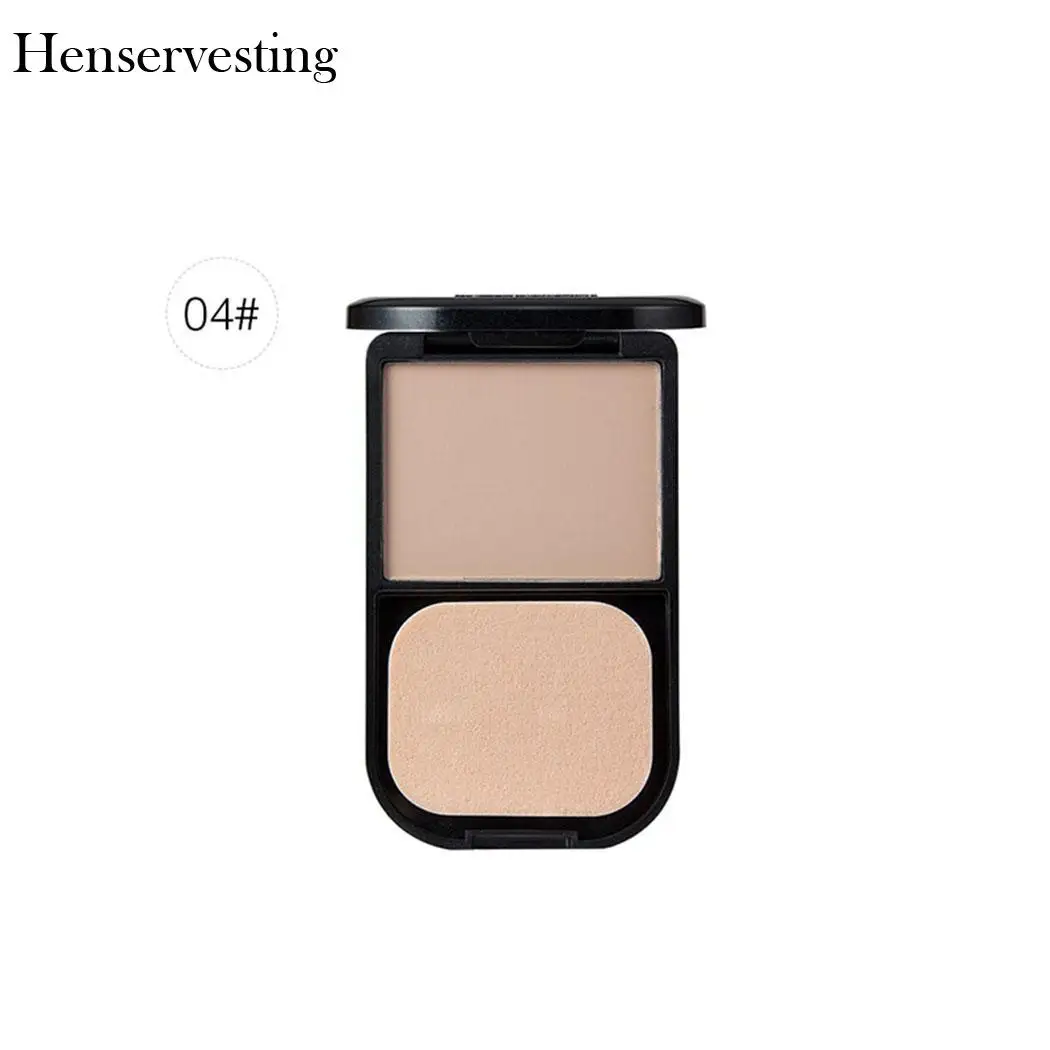 Контроль Света Безупречная натуральная пудра стойкое масло женщины компактный